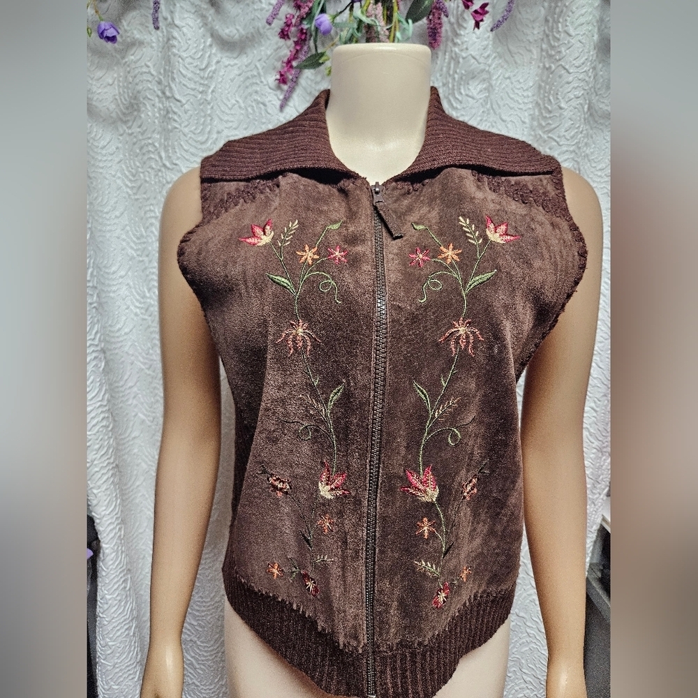 Designers Studio Chocolate Ribbed Knit